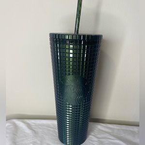 Green Sparkle Starbucks Cup